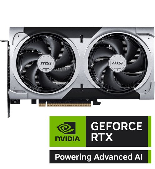 Msı Geforce Rtx 5060 Tı 8G Ventus 2X Oc Plus 8Gb Gddr7 128B Dx12 Pcıe 5.0 X16 (3Xdp 1Xhdmı)