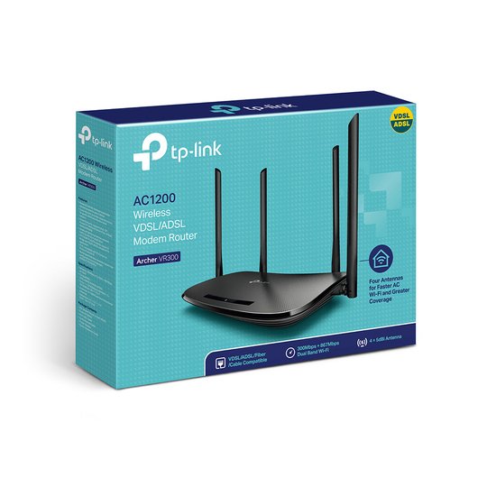Tp-Lınk Archer Vr300 4Port Adsl/Vdsl 1200Mbps Modem/Router