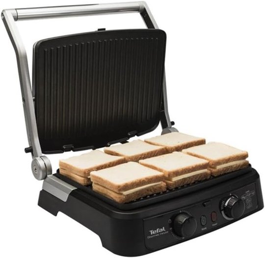 Tefal Gourmet Mınute Zaman Ayarlı Inox 2000 W Tost