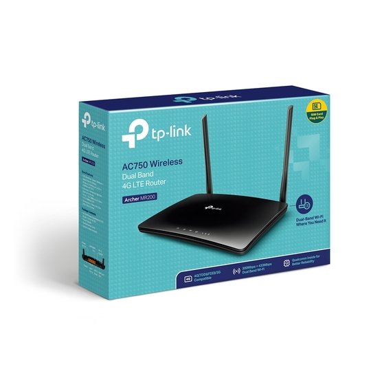 Tp-Lınk Archer Mr200 Ac750 4Port Router