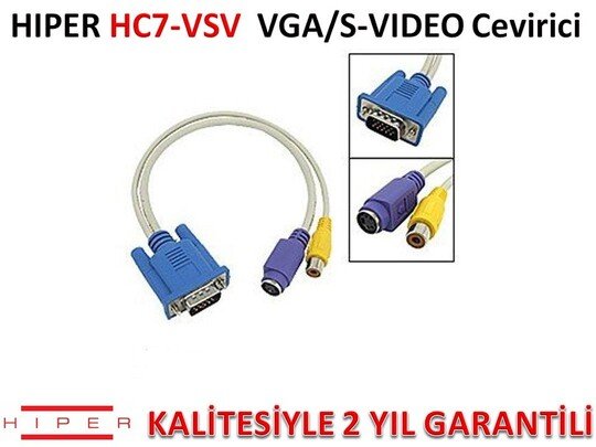 Hıper Hc7-Vsv Vga/S-Vıdeo Çevirici