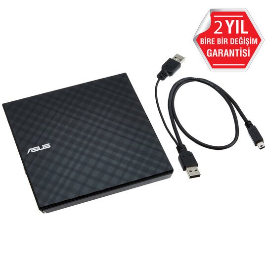 Asus Dvd Sdrw-08D2S-U Lıte Slım Usb 2.0 Siyah
