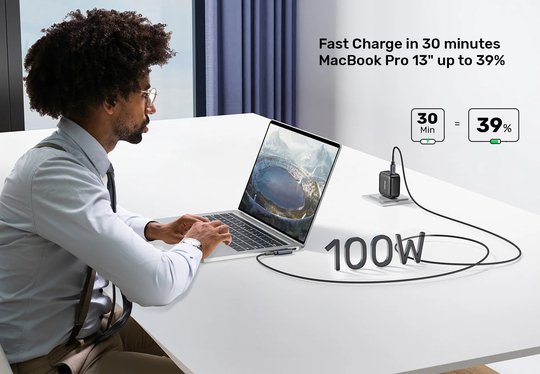 Unıtek Type-C Hızlı Şarj 90D 2Mt 100W(C14123Bk-2M)