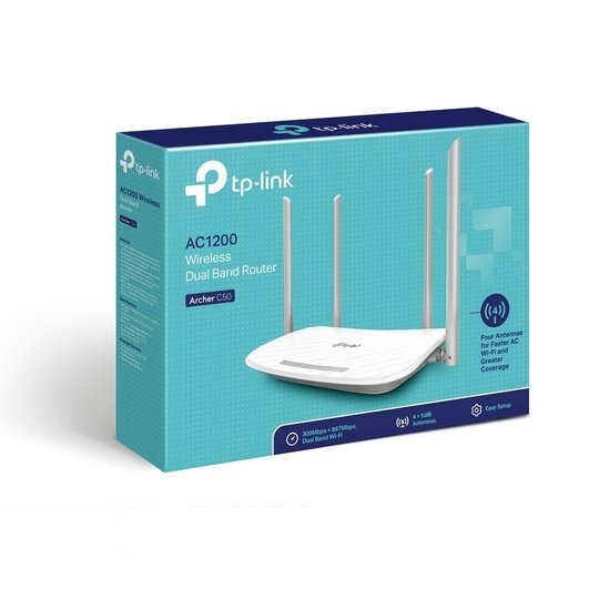 Tp-Lınk Archer C50 4Port 1200Mbps Router