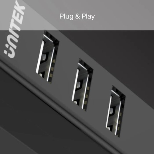 Unıtek Type-A To 4 Port Usb Hub 80Cm Kablo(Y-2140)