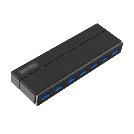 Unıtek 7Port Şarj Destekli Usb Hub Ios+Wın(Y-3184)