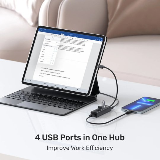 Unıtek Type-C To 4 Port Usb 3.0 + Type-C (Y-3089Z)