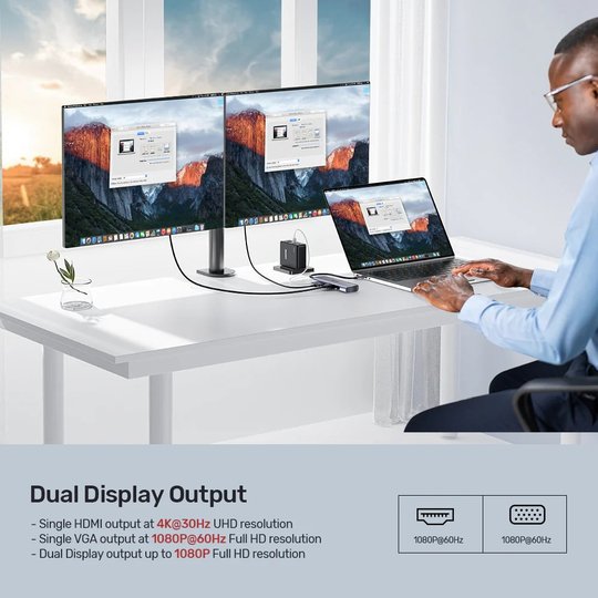 Unıtek Usb-C 9İn1 Unıversal Dock Statıon (D1113A)