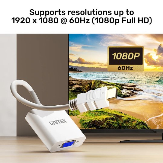 Unıtek Hdmı To Vga Dönüştürücü 1080P&60Hz(Y-6333C)