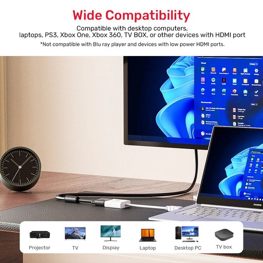 Unıtek Hdmı To Vga Dönüştürücü 1080P&60Hz(Y-6333C)