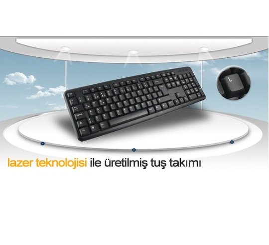 Hıper Km-3055 Standart Klavye Usb Siyah