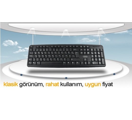 Hıper Km-3055 Standart Klavye Usb Siyah