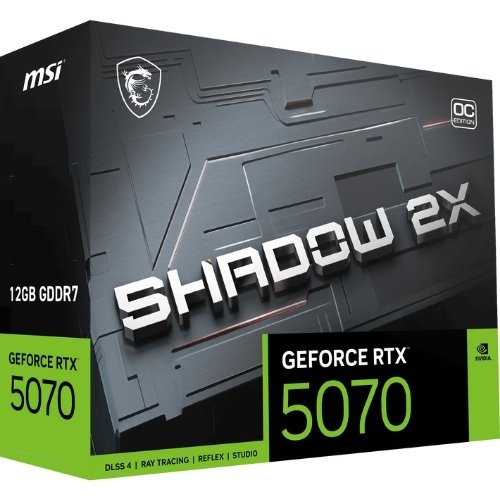 Msı Geforce Rtx 5070 12G Shadow 2X Oc Gdrr7 192Bit