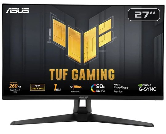 Asus Tuf Gaming Vg27Aqm1A 27'' 1Ms 260Hz Wqhd Ips