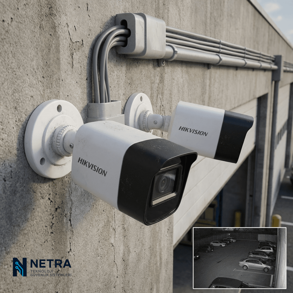 Hikvision 4'lü Kamera Seti