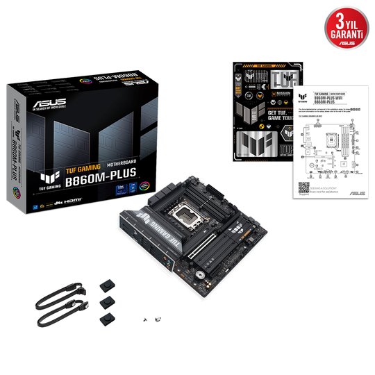 Asus Tuf Gaming B860M-Plus 1851 Soket Ddr5 Dp Hdmı Matx Anakart