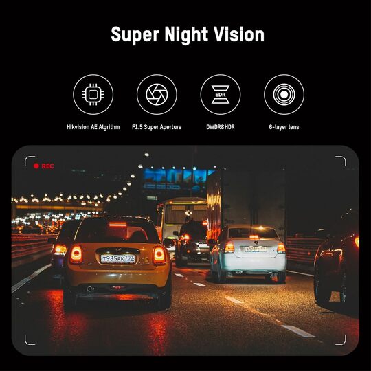 AE-DC8222-C8PRO 3.5K Yüksek Çözünürlüklü Araç İçi Kamera Geniş Açılı Ön Kamera