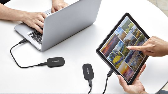 1Tb Kıoxıa Exceria Plus G2 1050/1000Mb/S Usb 3.2 Gen2 Type-C Taşınabilir Ssd Disk Lxd20K001Tg8