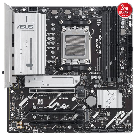 Asus Prıme B840M-A WiFi Amd  Ddr5 Matx Anakart