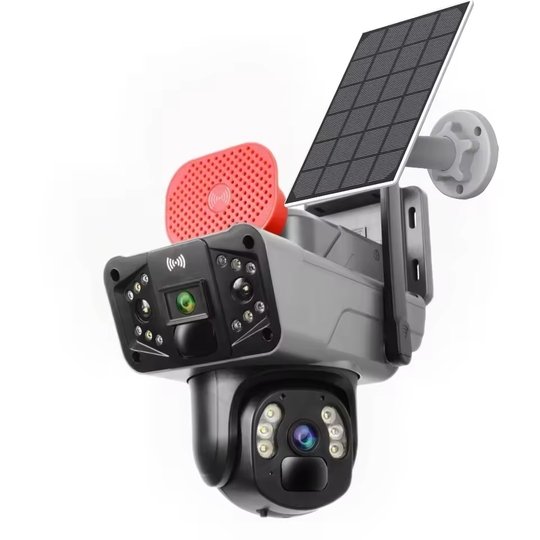 O-KAM PRO 3815 4g 6mp Dual Lens Solar Ptz Güneş Panelli Kamera