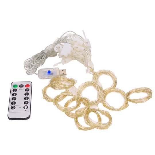 Parti Malzemeleri Doğum günü, Sevgililer Günü Özel Gün Hazırlık Seti, Perde Ledi 3x3 Metre + Parti Şeffaf Balon