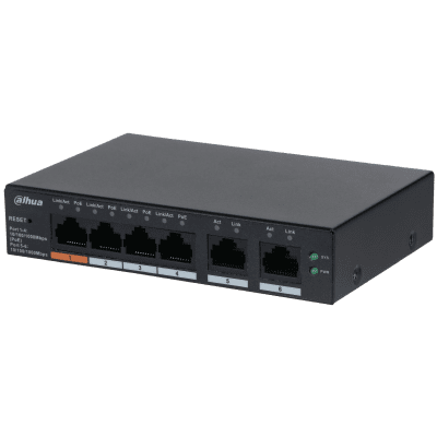 Dahua Cs4006-4Gt-60 4 Port 4Xge-2Xge Yönetilebilir 60W Poe Switch
