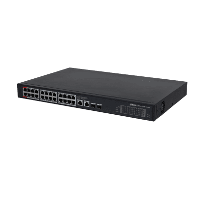 Dahua Pfs3228-24Gt-360 24 Port 24Xge-2Xge-2Xge/Sfp 360W Poe Switch
