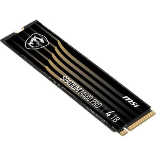 4Tb Msı Spatıum M480 Pro Pcıe 4.0 Nvme M.2 7400/7000Mb/S