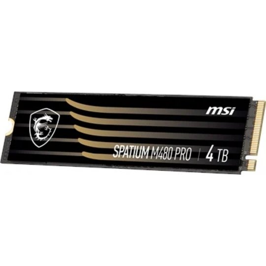 4Tb Msı Spatıum M480 Pro Pcıe 4.0 Nvme M.2 7400/7000Mb/S