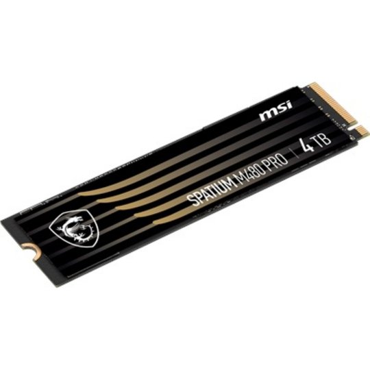 4Tb Msı Spatıum M480 Pro Pcıe 4.0 Nvme M.2 7400/7000Mb/S