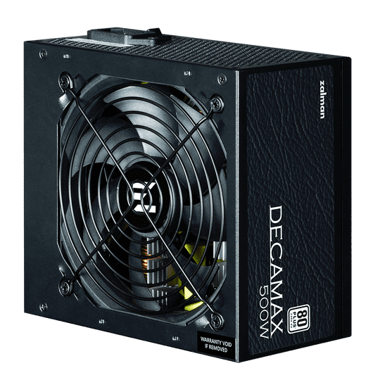 Zalman Decamax 500W Zm500-Lx3 80+ Standard Power Supply