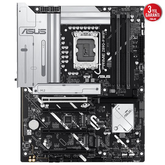 Asus Prıme Z890-P WiFi Ddr5 4Xm2 Usb3.2 Rgb Lan Atx