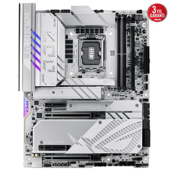Asus Rog Maxımus Z890 Apex Ddr5 6Xm2 Usb3.2 WiFi7 Rgb Lan Atx
