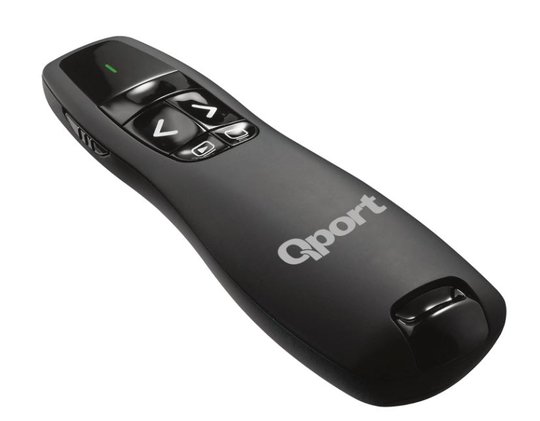 Qport Q-Sun400 2.4 Ghz Usb Kırmızı Lazerli Sunum Kumandası - Presenter