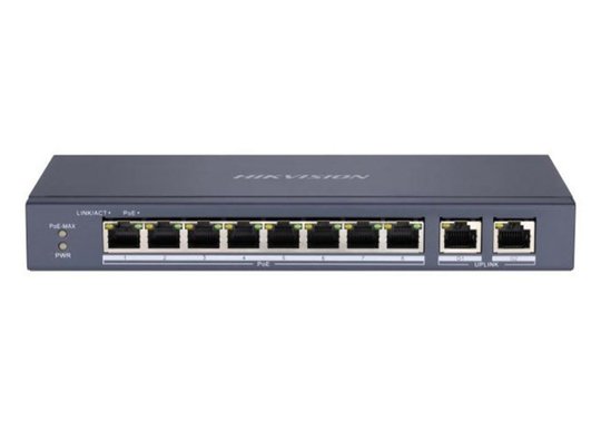 Hıkvısıon Ds-3E0310P-E/M 8Xfe+2Xfe 65W Poe Switch