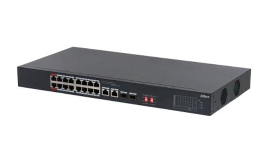 Dahua Dh-S3218-16Et-135 16 Port 16Xfe-2Xge-2Xge/Sfp 135W Poe Switch