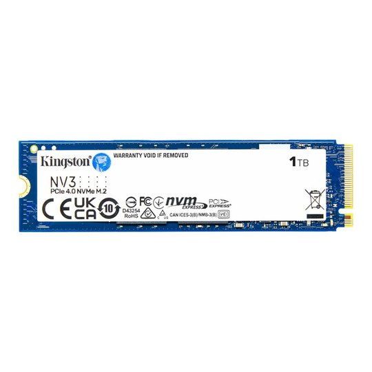 1Tb Kıngston Nv3 Snv3S/1000G 6000/4000Mb/S M.2 Nvme Pcıe 4.0