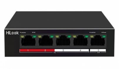 Hılook Ns-0105P-35(B)(O-Std) 4Xfe+1Xfe Uplınk Yönetilemez 35W Poe Switch