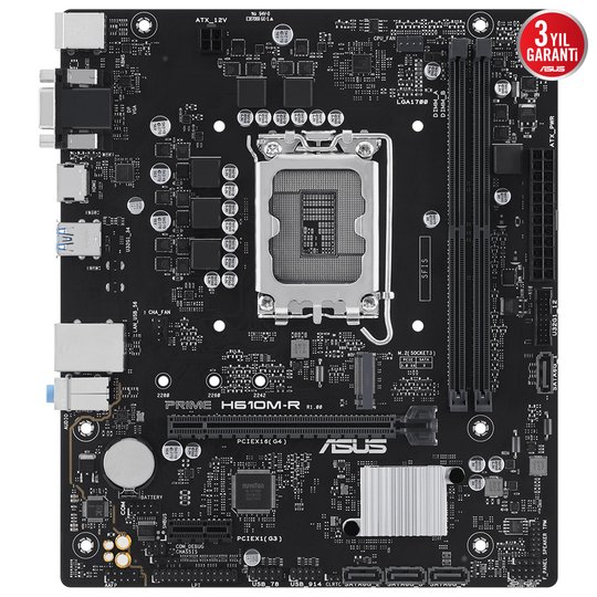 Asus Prıme H610M-R D5-Sı  Ddr5  Matx 1700P