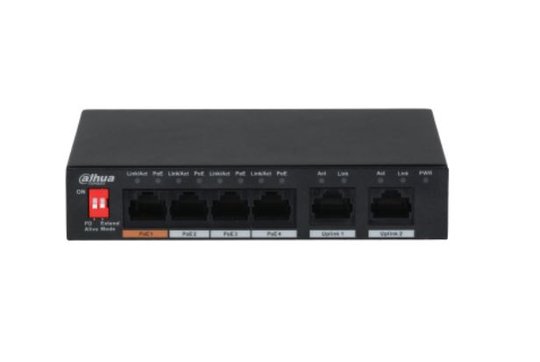 Dahua Pfs3006-4Gt-60 6 Port 4Xge-2Xge 60W Poe Switch