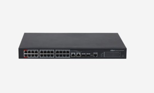 Dahua Pfs4226-24Et-240 24 Port 24Xfe-2Ge-2Sfp Yönetilebilir 240W Poe Switch
