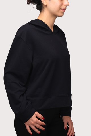 Normal Kesim Kapüşonlu Sweatshirt