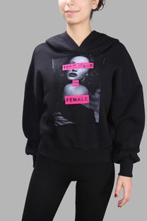 The Future Is Female Yazılı SweatShirt