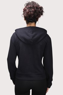 Kristal Taşlı Yazılı Gözlüklü Deri Baskılı Sweatshirt