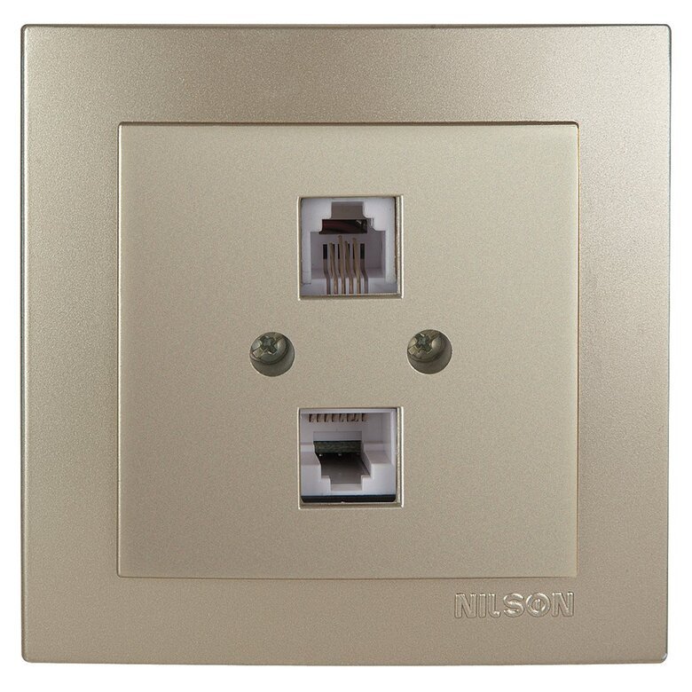 Data CAT5 + Numeris CAT3
