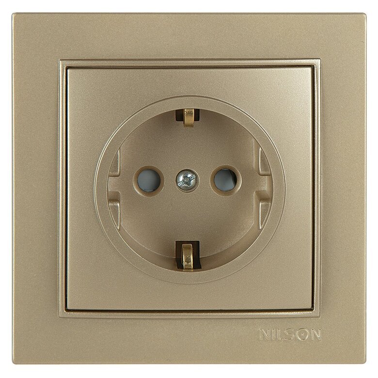 Çocuk Korumalı  Topraklı Priz