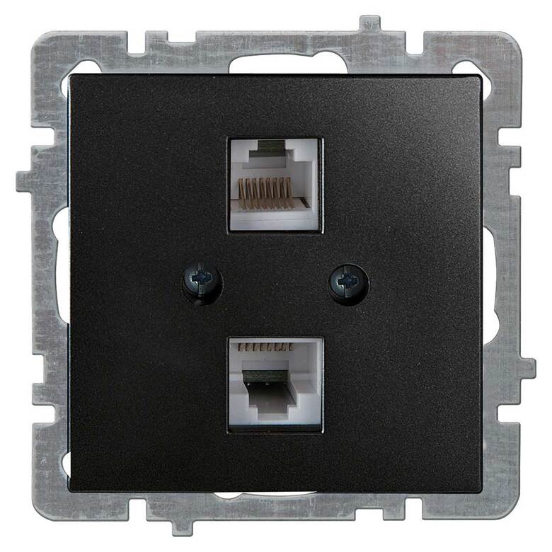 İkil Nümeris Telefon Prizi 2xCAT3 RJ45