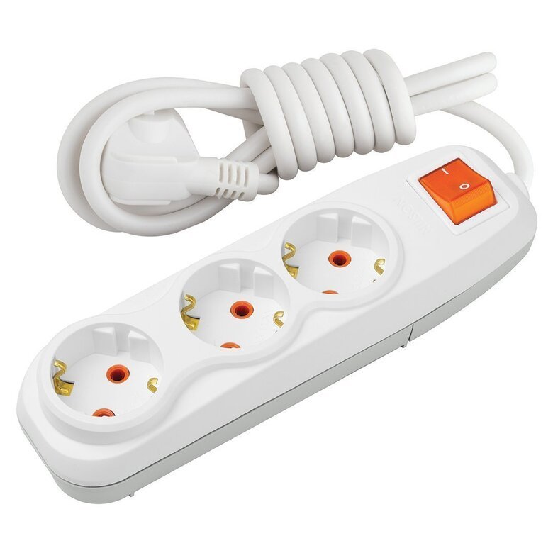 3'LÜ Topraklı Anahtarlı Grup Priz 2 m 3'LÜ Topraklı Anahtarlı Grup Priz 2 m