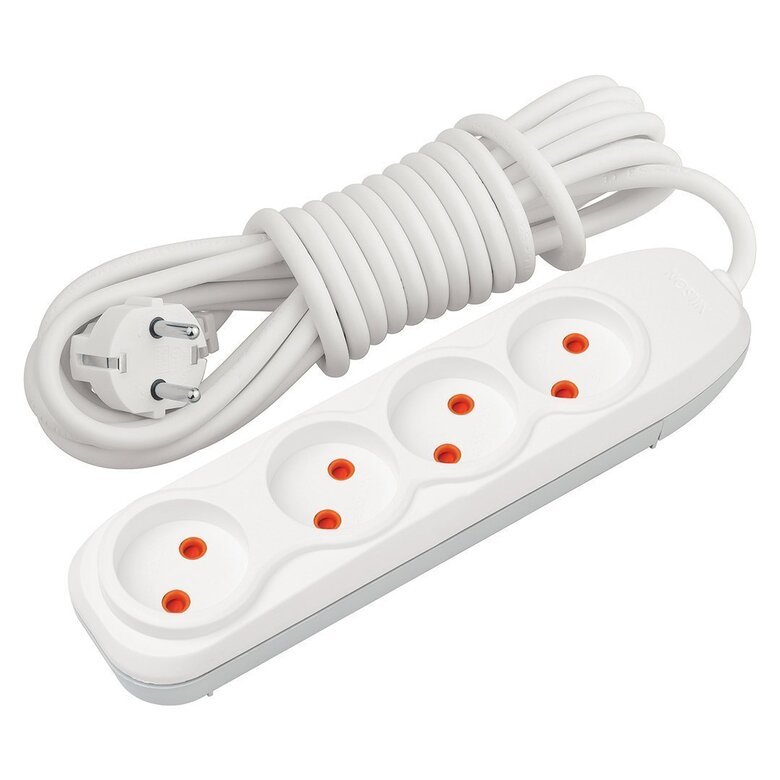 4'LÜ Çocuk Korumalı Grup Priz 5 m 4'LÜ Çocuk Korumalı Grup Priz 5 m