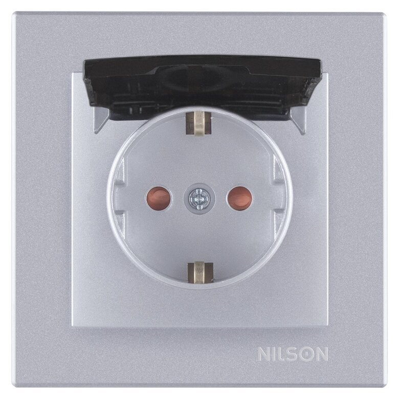 Kapaklı Çocuk Korumalı Topraklı Priz Kapaklı Çocuk Korumalı Topraklı Priz